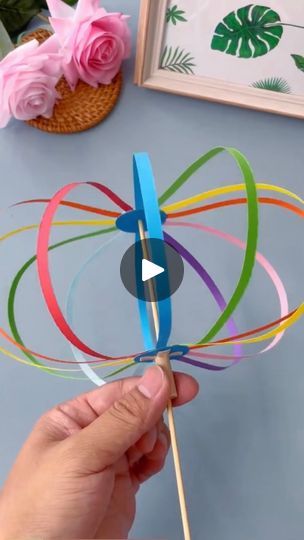 Summer Crafts For Kids 6-8, Windchimes Diy Kids, Paper Wands Diy, Crafts For Grade 3 And 4, How To Make Paper Games, Making Toys For Kids Diy Ideas, Easy Toys To Make For Kids, Take And Make Crafts For Kids Library, Pre K Summer Crafts