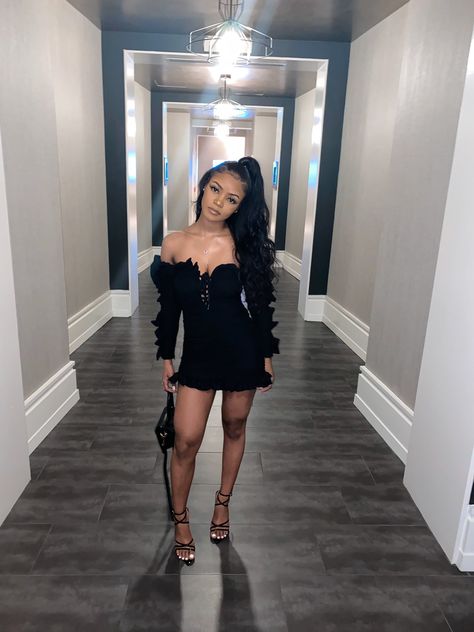 AaG🖤 on Twitter: "all in your city stopping traffic baby🖤… " Plus Size Summer Outfits Dresses, Birthday Outfits Black, 16th Birthday Outfit, Outfit Ideas Black, Dress Outfits Party, Cute Birthday Outfits, Boujee Outfits, Fall Dress Outfit, Birthday Outfits