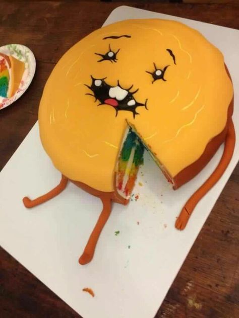 Adventure Time Cake - Cinnamon Bun Party Time Meme, Adventure Time Birthday Party, Cinnamon Bun Cake, Adventure Time Cakes, Adventure Time Birthday, Adventure Time Parties, Bun Cake, Funny Birthday Cakes, Images Kawaii