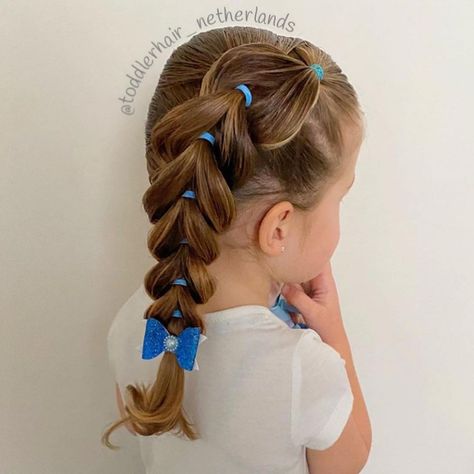 Frozen Hairstyles, Elsa Braid, Easy Hair Dos, Curly Hair Baby, Baby Girl Hairstyles Curly, Daughter Hairstyles, Elsa Hair, Cute Toddler Hairstyles, Girly Hairstyles