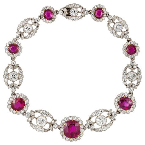 Check out this item from 1stdibs! Edwardian Ruby and Diamond Bracelet: https://www.1stdibs.com/id-j_11179452 Harry Winston Diamond, Royal Ruby, Edwardian Jewelry, Ruby Bracelet, Twisted Bracelet, Art Deco Bracelet, Diamond Weave, Victorian Gold, Art Deco Diamond