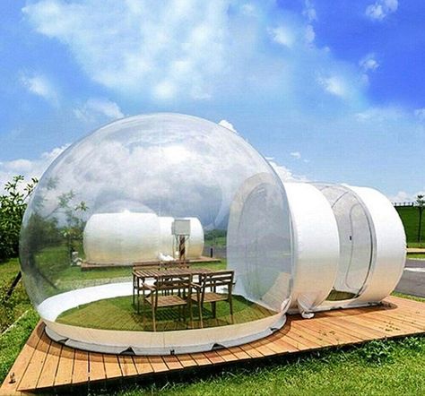 Clear Dome Tent Commercial Camping Cabin Bubble Tent with Air Blower for Adults Backyard Party Festivals Stargazing Outdoor, Single Tunnel : Sports & Outdoors Camping Backyard Party, Dome Greenhouse, Camping Cabin, Clear Tent, Family Backyard, Bubble House, Tent Material, Bubble Tent, Outdoor Inflatables