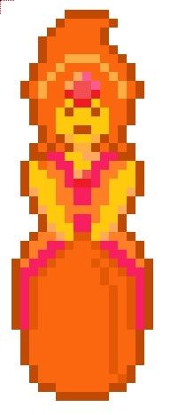 FP from Adventure Time Flame Princess, Adventure Time, Pixel Art, Mario Characters, Fictional Characters, Art