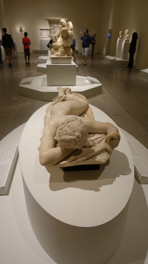 Sleeping Hermaphrodite. Roman, first half of the 2nd century A.D. Copy of a Greek original of the 2nd century B.C Sleeping Hermaphrodite, Greek Sculpture, Greek Statue, Statue, Sculpture, The Originals