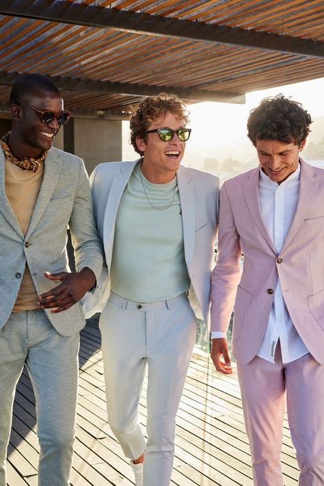 Male Wedding Guest Outfit, Beach Wedding Guest Attire, Wedding Guest Men, Beach Wedding Men, Wedding Guest Suits, Wedding Guest Outfit Inspiration, Beach Formal, Formal Wedding Attire, Party Outfit Men