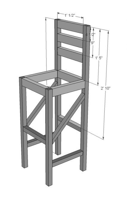 I need these, so I will be making them. :) with help from my boyfriend :) Diy Bar Stools, Extra Tall Bar Stools, Tall Bar Stools, Diy Stool, Kursi Bar, Diy Bar, Wooden Chair, Bar Chairs, Pallet Furniture