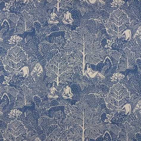 Traditional Illustration, British Artists, Indigo Prints, Lino Cut, Illuminated Manuscripts, Fabric Inspiration, Made To Measure Curtains, Weird And Wonderful, Fabric Upholstery