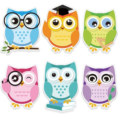 Owl Party Favors, To Do Notepad, Owl School, Owl Teacher, Owl Cute, Owl Theme Classroom, Stitch Coloring Pages, Owl Classroom, Mason Jar Cards