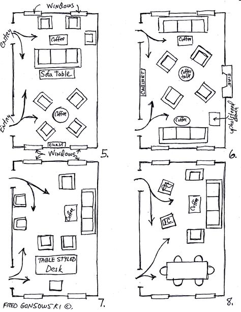 how to arrange furniture in a narrow living room | Living Room Furniture Layouts Rectangle Living Room, Dining Room Layout, Living Room Floor Plans, Rectangular Living Rooms, Long Living Room, Narrow Living Room, Family Room Furniture, Living Room Furniture Layout, Living Room Layout