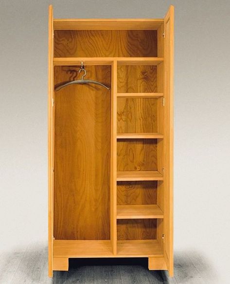 Open Cabinet Bedroom, Small Wardrobe Design, Simple Wardrobe Design, Wooden Cupboard Design, Projek Kayu, Wall Wardrobe Design, Wooden Wardrobe Design, Wooden Closet, Wooden Cupboard