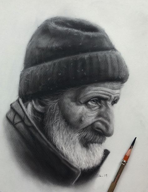 Art Charcoal, Fancy Art, Toned Paper, Charcoal Drawing, Portrait Drawing, Art Sketchbook, Cool Art, Sketch Book, Pencil