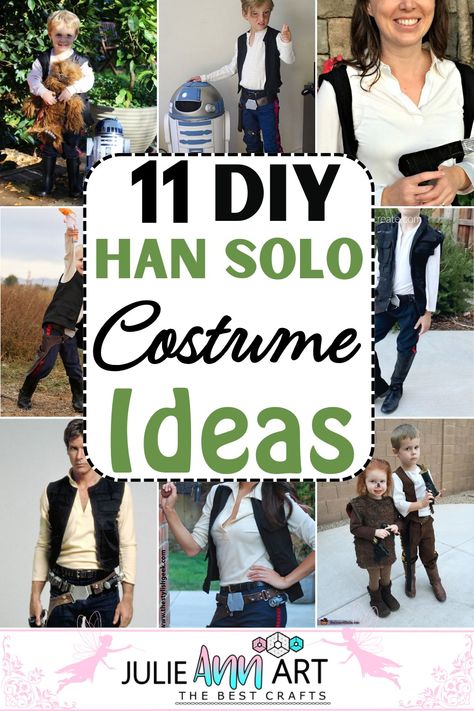 Homemade Princess Leia Costume, Homemade Star Wars Costumes, Hans Solo Costume Diy, Han Solo And Leia Costume, Diy Star Wars Costume Women, Diy Han Solo Costume, Star Wars Cosplay Ideas, Star Wars Diy Costume, Diy Star Wars Costume