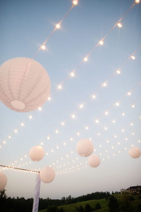 White Party Theme, White Party Decorations, Party Lights Indoor, Boho Wedding Theme, All White Party, Indoor Reception, Engagement Party Decorations, Bridal Musings, Wedding Decor Elegant