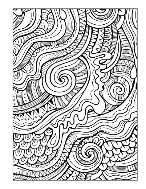 Mandala To Color, Zentangle Patterns Coloring Pages, Cool Designs To Draw Pattern, Art On Book Pages, Drawing To Color, Patterns To Color, Coloring Book Design, Drawings To Color, Images To Color