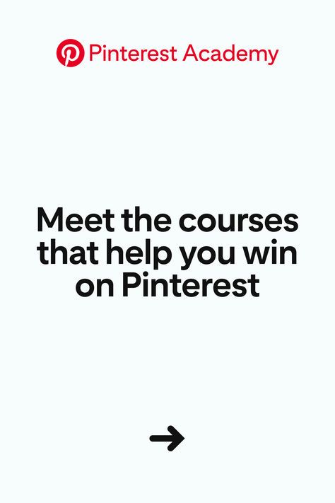 Take your pick: Pinterest Academy offers free courses for all your campaign needs ✅ Pinterest Academy, Self Employed Jobs, Pinterest Course, Pinterest Advertising, Learn Pinterest, Pinterest Expert, Showit Website Template, Pinterest Business Account, Money Magic