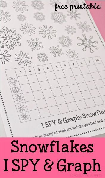 Snowflakes Kindergarten, Snow Math, Graph Worksheet, Snowflake Bentley, Winter Classroom Activities, Winter Math Activities, Snow Activities, Graphing Activities, Winter Classroom