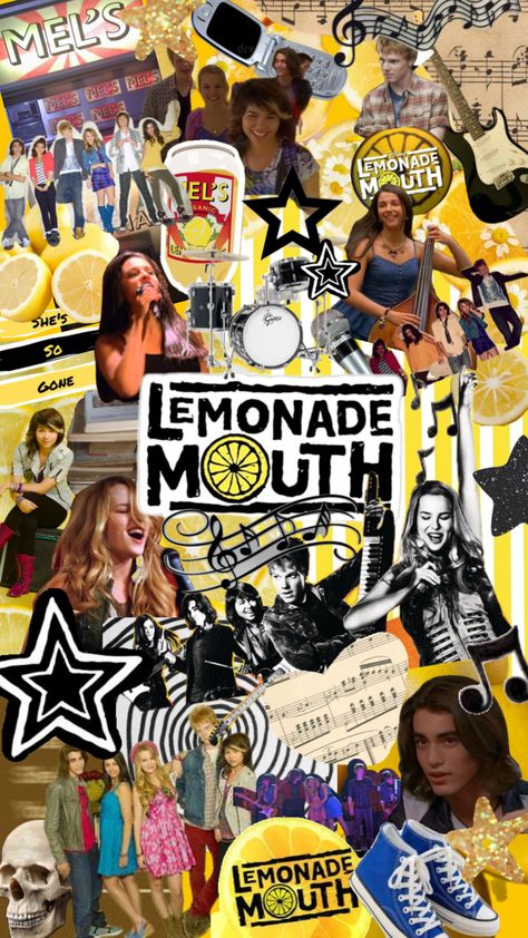 #lemonademouth #melslemonade #bestmovie #lemonade#determinate Clueless Aesthetic, Lemonade Mouth, Disney Channel Movies, Movie Collage, Disney Channel Shows, Pretty Journals, Iphone Wallpaper Themes, Old Disney, Movie Collection