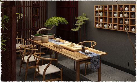 Traditional Chinese Tea Etiquette – teavivre Chinese Home Design, China Style Interior, Tea House Interior, Traditional Chinese Interior, Tea Room Interior, Chinese Tea Room, Tea Room Design, Tea House Design, Chinese Tea Table