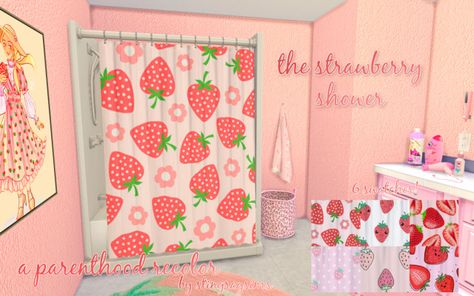 Sims 4 Cc Clutter Kawaii, Sims 4 Cc Strawberry Clothes, Sims 4 Kawaii Cc Furniture Bedroom, Sims 4 Cc Fairycore Furniture, Sims 4 Cute Furniture Cc, Kawaii Sims 4 Cc Furniture, Sims 4 Strawberry Cc, Pastel Sims 4 Cc, Sims 4 Cc Strawberry