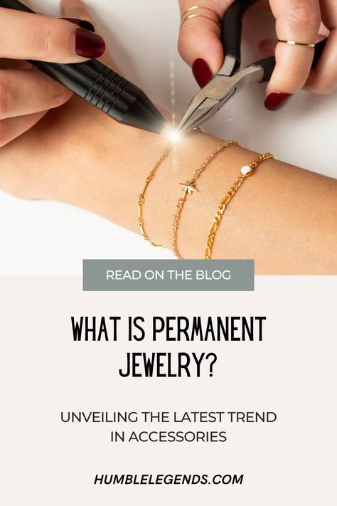 What is permanent jewelry? What Is Permanent Jewelry, Permanent Jewelry Ideas, 14kt Gold Jewelry, Permanent Jewelry, 14kt Gold, Gold Jewelry, Fine Jewelry, Benefits