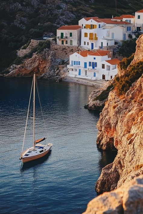 Set sail on a solo adventure through the Greek Islands. Discover hidden coves, charming villages, and the crystal-clear waters of the Aegean Sea. ⛵🇬🇷 #SoloTravel #GreekIslands #SailingAdventure Solo Adventure, Sailing Adventures, Aegean Sea, Set Sail, Crystal Clear Water, Greek Islands, Hanoi, Scuba Diving, Solo Travel