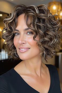 Curly Hairstyle For Women, Short Haircuts Wavy Hair, Cute Short Curly Hairstyles, Curly Braided Hairstyles, Jennifer Lopez Hair, Short Curly Hairstyles For Women, Hairstyle For Women, Natural Curly Hair Cuts, Curly Hair Updo