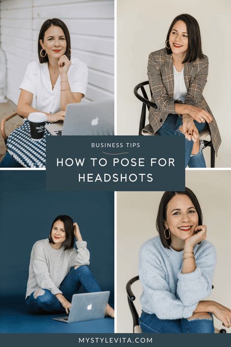 What To Wear For Headshots, Business Headshots Women, Business Portraits Woman, Professional Profile Pictures, Professional Headshots Women, Business Portrait Photography, Headshots Women, Headshot Poses, Brand Photography Inspiration