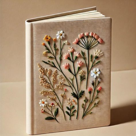 🌼 Handmade Daisy Vintage Notebook: A Perfect Personalized Gift! ✨ About the Notebook: Indulge in the charm of our Daisy Handmade Vintage Notebook, meticulously crafted with love and care. This notebook features a fabric cover adorned with delicate hand-embroidered daisy patterns, offering a touch of timeless elegance. Whether you need a journal, a wedding planner, or a thoughtful gift, this notebook is tailored just for you. 🌸 Key Features: Premium Quality: The notebook is meticulously made, f Embroidered Notebook Cover Diy, Handmade Notebook Ideas, Embroidered Book Cover, Christian Baby Shower Themes, Embroidery Notebook, Embroidered Notebook, Christian Baby Shower, Daisy Patterns, Fabric Notebook