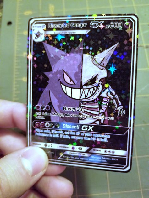 Pokemon Card Crafts, Pokemon Cards Aesthetic, Pokemon Full Art, Jogger Scrubs, Kartu Pokemon, Cool Pokemon Cards, Gengar Pokemon, Pen Pencil Holder, Ghost Pokemon