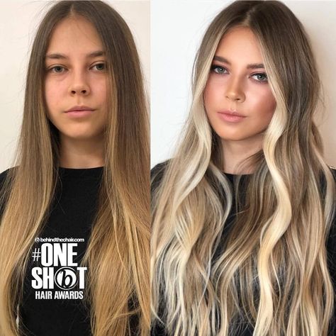 #TRANSFORMATIONTUESDAY! ... annnnd a #oneshothairawards entry by @zoi_dm GOOD LUCK ZOI! - @marybehindthechair + @kevin.givens ・・・😎😍… Ombré Hair, Blonde Hair Looks, Shot Hair Styles, Blonde Hair With Highlights, Brown Blonde Hair, Long Blonde, Ombre Hair Color, Hair Color Balayage, Balayage Highlights