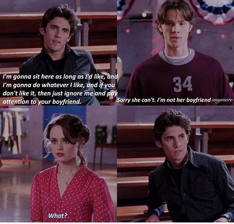 Gilmore girls Jess And Rory, Gilmore Girls Funny, Team Jess, Gilmore Girls Jess, Gilmore Guys, Rory And Jess, Losing Interest, Gilmore Girls Quotes, Watch Gilmore Girls