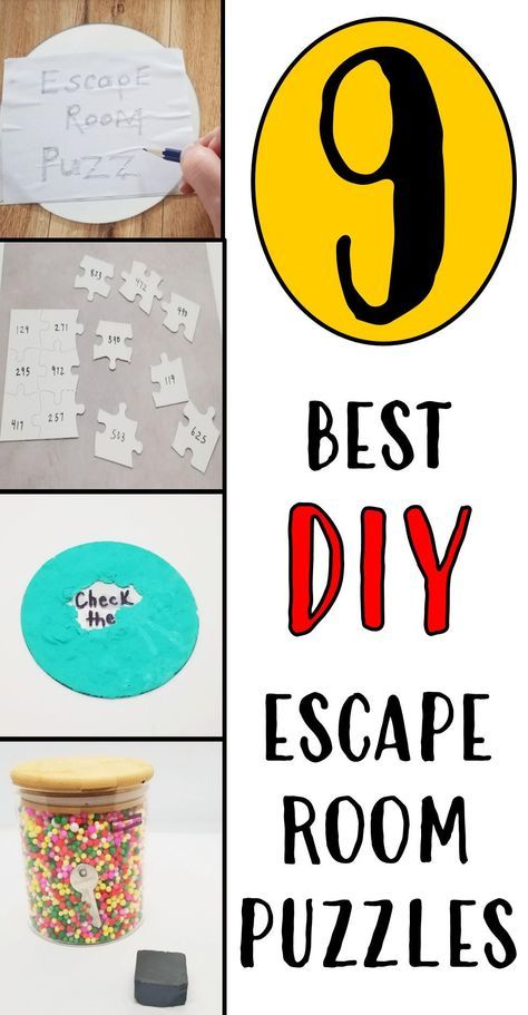 Create an escape room with these 9 Best Escape Room Puzzles for kids or adults! Turn any room into an escape room. How To Make Your Own Escape Room, Escape Room Care Package, Glow In The Dark Escape Room, Diy Puzzles For Adults, Math Escape Room Middle School, Lego Escape Room, Star Wars Escape Room Ideas, Create Your Own Escape Room, Escape Room Lock Box Ideas