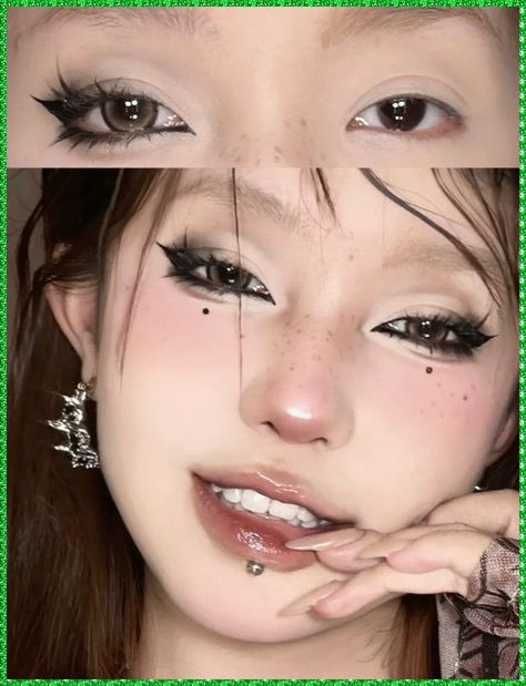 [Ad] 62 Perfect Black Smokey Eye Makeup Tricks To Check Out Immediately #blacksmokeyeyemakeup Black Eyeliner Asian Eyes, Black And White Douyin Makeup, Douyin Makeup Black Eyeshadow, Douyin Siren Eyes, Dark Chinese Makeup, Hooded Eye Douyin Makeup, Douyin Makeup Dark Eyes, Xiaohongshu Makeup Dark, Dark Green Douyin Makeup