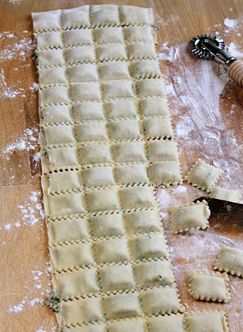 Scrumpdillyicious: The Lost Ravioli Recipes of Hoboken Ravioli Recipe Homemade, Ravioli Recipes, Pasta Dough Recipes, Ravioli Filling, Homemade Pasta Recipe, Pasta Casera, Homemade Ravioli, Ravioli Recipe, Making Pasta