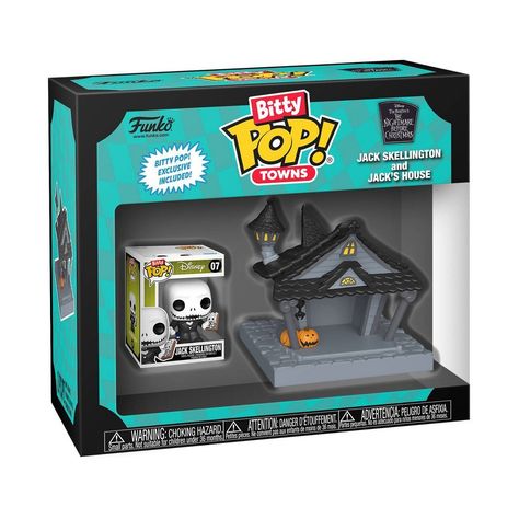 Funko Bitty POP! Town: The Nightmare Before Christmas Jack Skellington and Jack's House Figures The Nightmare Before Christmas Jack, Christmas Jack Skellington, Pop Toys, Nightmare Before Christmas Jack, The Nightmare Before Christmas, The Nightmare, Jack Skellington, Nightmare Before, Nightmare Before Christmas