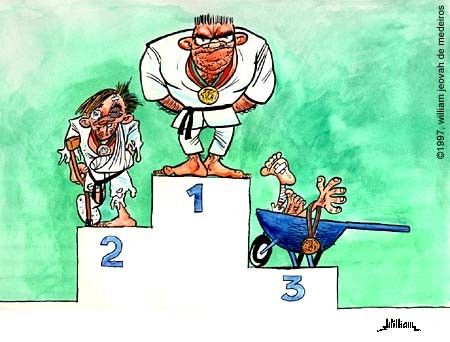 Judo podium. Humor. #Kataaro Martial Arts Humor, Martial Arts Tournament, Dog Breed Art, Traditional Martial Arts, Shotokan Karate, Ju Jitsu, Art Jokes, Science Art, Funny Cartoon