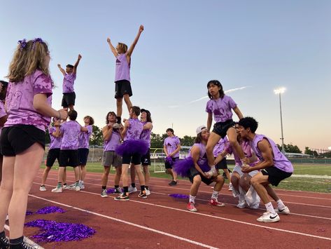 Powder Puff Game, Powderpuff Cheerleaders, Powderpuff Football, Powder Puff Football, School Event, Flag Football, School School, Football Boys, Class Activities