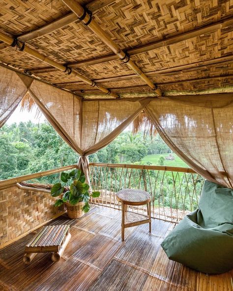 Bamboo Village, Bamboo Bedroom, Magical Bedroom, Green Village, Bamboo House Design, Bamboo Architecture, Rest House, Bamboo House, Bamboo Design