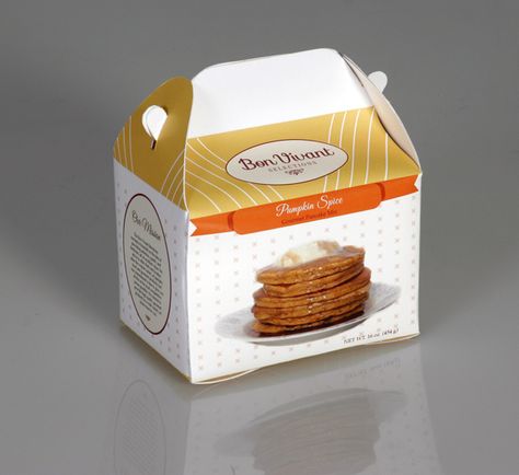 Bon Vivant Selections Gourmet Pancake Mixes by Angelica Mundrick, via Behance Pancake Business Ideas, Pancake Packaging Ideas, Pancake Packaging, Souffle Pancake, Pancake Designs, Gourmet Pancakes, Freeze Pancakes, Pancake Crepes, Souffle Pancakes