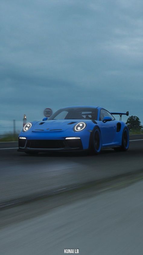 Porsche 992 Gt3 Wallpaper, Porsche Gt3 Rs Blue, Gt3 Wallpaper, Cool Car Backgrounds, Wallpaper Carros, 992 Gt3, Luxury Car Photos, New Car Smell, Black Porsche