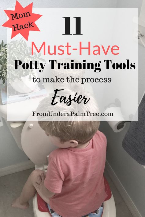 11 Must Have Potty Training Tools To Make the Process Easier < From Under a Palm Tree Potty Training Tricks, Potty Training Ideas, Potty Training Humor, Potty Training Tools, Potty Training 101, Potty Training Guide, Boys Potty, Potty Training Rewards, Easy Potty Training