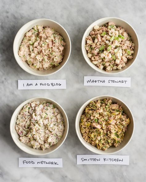 Tuna Salad Showdown | Kitchn Ina Garten Tuna Salad, Tuna Salad Recipe Keto, Martha Stewart Tuna Salad, Gourmet Tuna Salad, Elevated Tuna Salad, Tzatziki Tuna Salad, Tuna Salad Roll Ups, Different Tuna Salad Recipes, Best Tuna Salad Sandwich