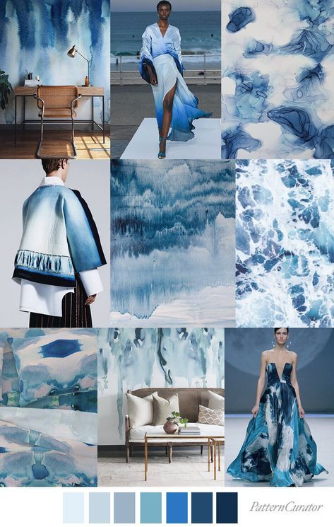 Mood Board Fashion Inspiration, Pattern Curator, Motifs Textiles, Fashion Trend Forecast, Color Trends Fashion, Fashion Forecasting, Fashion Design Portfolio, Fashion Themes, Fashion Illustration Dresses