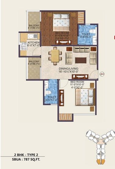 Enjoy your family life in 2BHK Flat of #UmaAangan. Take a look at the specifications>>> http://bit.ly/1tMSnLA 2bhk Flat Plan, 2bhk Plan, Flat Plan, 30x40 House Plans, Front Wall Design, Duplex Plans, Architecture Design Drawing, Front Wall, Apartment Plans