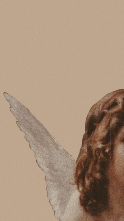 Angel Background Aesthetic, Angel Lockscreen, Angelic Wallpaper, Wallpaper Homescreen, Iphone Arkaplanları, Angel Wallpaper, Book Background, Neutral Wallpaper, Background Ideas