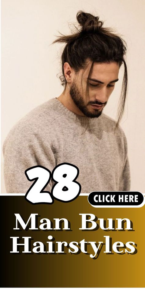 Embrace your individuality with our curated selection of man bun hairstyles. Learn how to rock everything from a minimalist top knot to a textured, curly bun Mens Top Knot Hairstyle, Man Bun Curly Hair, Mens Undercut, Curly Buns, Bohemian Curls, Mens Ponytail Hairstyles, Loose Bun Hairstyles, Man Bun Haircut, Top Knot Men