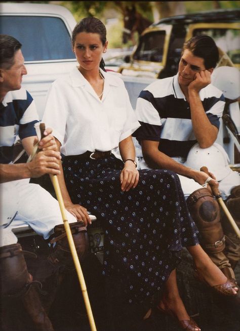 Ralph Lauren 80s Fashion, Ralph Lauren 90s Ads, Polo Ralph Lauren Campaign, Ralph Lauren Summer Aesthetic, Ralph Lauren Inspired Outfits, Isabelle Townsend, Ralph Lauren Vintage Ads, Ralph Lauren 1980s, Vintage Ralph Lauren Aesthetic