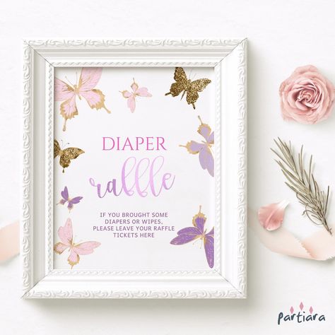 Oh Baby You Give Us Butterflies Baby Shower Theme, Printable Butterflies, Butterfly Favors, Game Girl, Gift Table Signs, Rose Gold Butterfly, Butterfly Books, Butterfly Table, Deco Rose