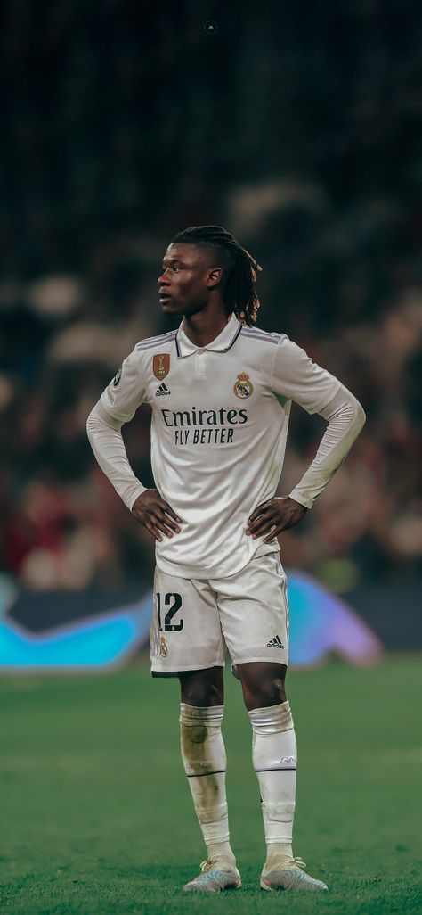 Camavinga Wallpaper, Real Madrid Pictures, French Football Players, Real Madrid Team, Football Fever, Soccer Photography, Real Madrid Wallpapers, Qur'an Photography, Madrid Wallpaper