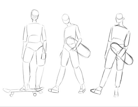 #skateboard #drawing #reference #poses #anatomy #basicanatomy #simpleanatomy #easy Skateboarder Reference Pose, Skateboarding Drawing Poses, Reference Poses Skateboard, Pose Reference Drawing Beginner, Sitting Poses Art Reference, Skate Board Pose Reference Drawing, Skateboarder Drawing Reference, Drawing Reference Skateboard, Skater Poses Drawing Reference